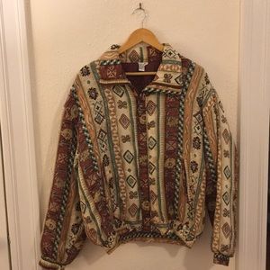 100% silk lining vintage windbreaker